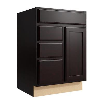Stig 24 in. W x 34 in. H Vanity Cabinet Only in Coffee
