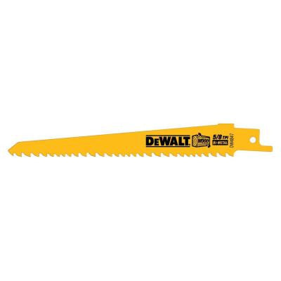6 in. 5/8 TPI Taper Back Bi-Metal Reciprocating Saw Blade 5 Pack