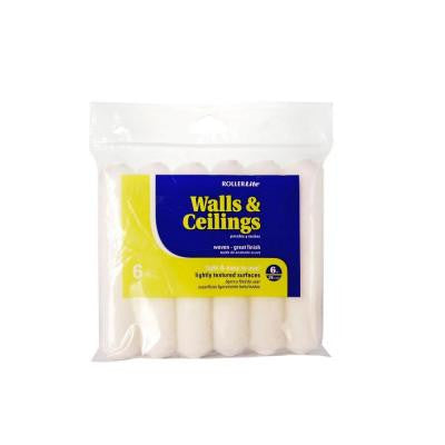 6 in. x 3/8 in. Dralon Mini Roller Covers (6-Pack)