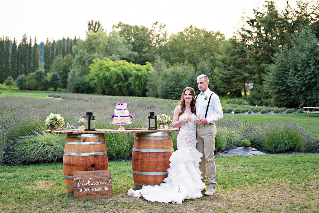Lavender Field Styled Wedding Shoot