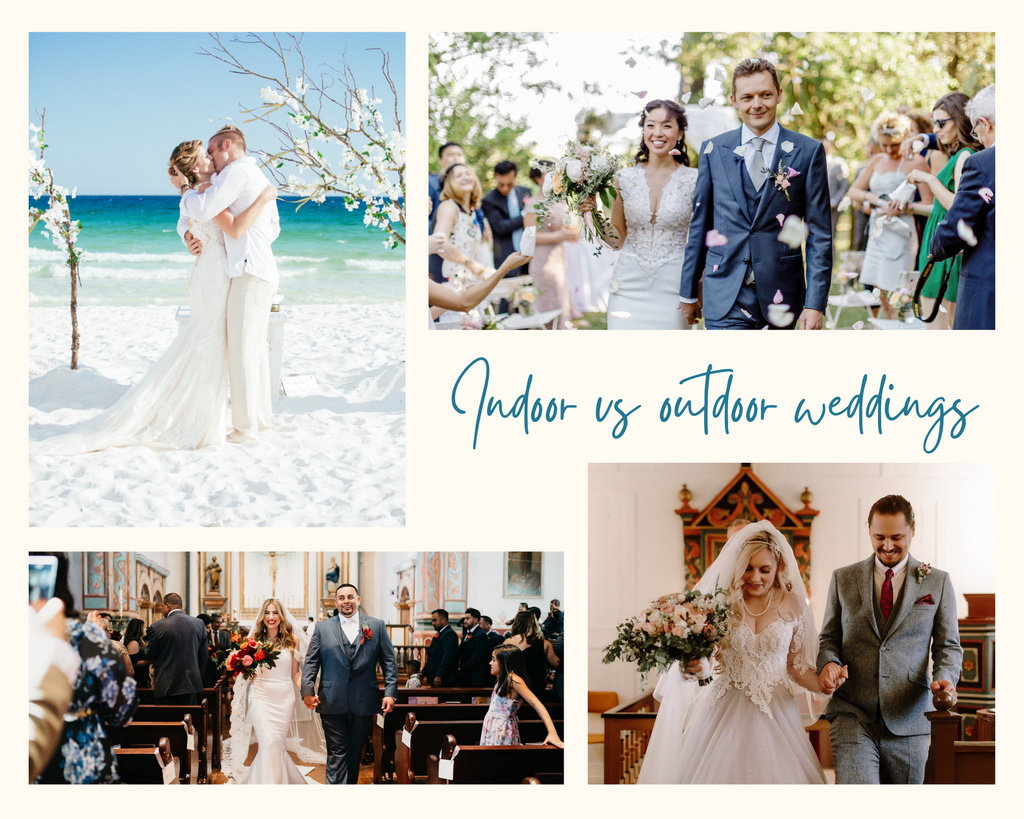 INDOOR VS OUTDOOR WEDDINGS PROS AND CONS