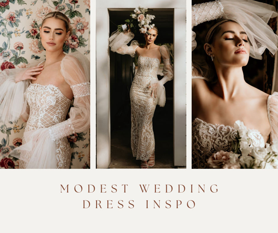 MODEST WEDDING DRESS INSPO: OUR LACE SHEATH WEDDING DRESS