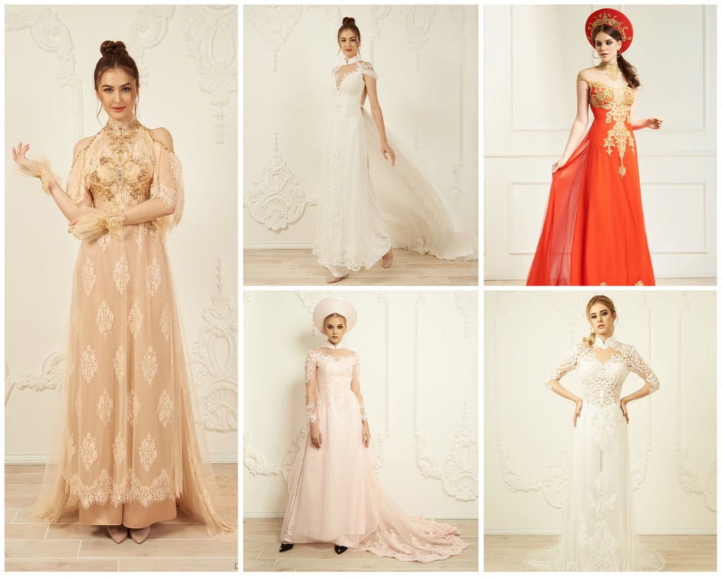 THE MODERN AO DAI  Dream Dresses by P.M.N.