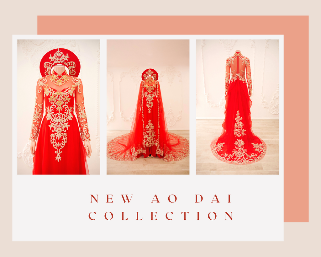 REDEFINING ELEGANCE WITH OUR NEW BRIDAL AO DAI COLLECTION