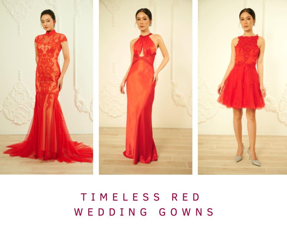 OUR FAVORITE TIMELESS RED WEDDING GOWNS