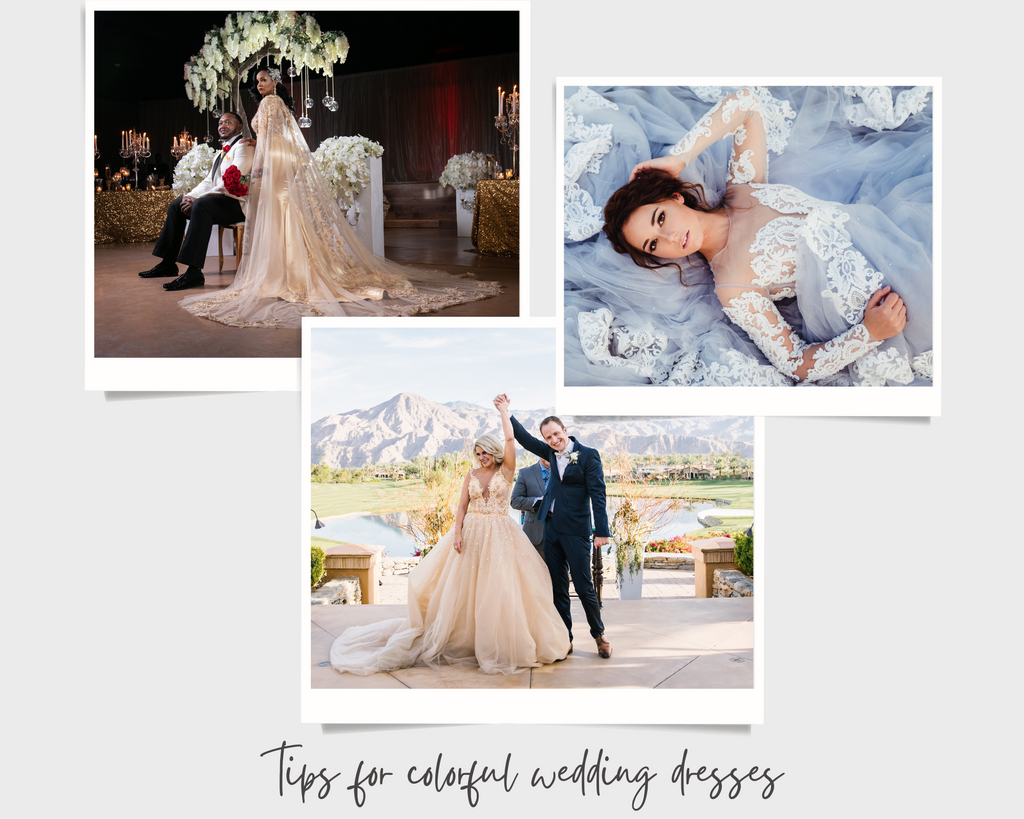 TIPS TO HELP YOU CHOOSE YOUR WEDDING DRESS COLOR