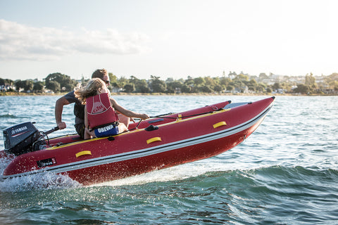 High performance of a True Kit inflatable catamaran