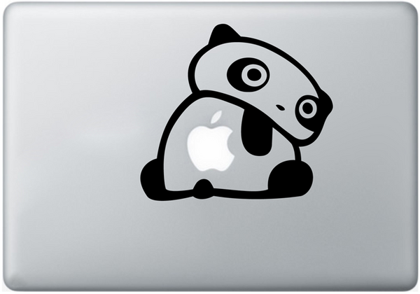 Vinilo Panda Manzana para MacBook