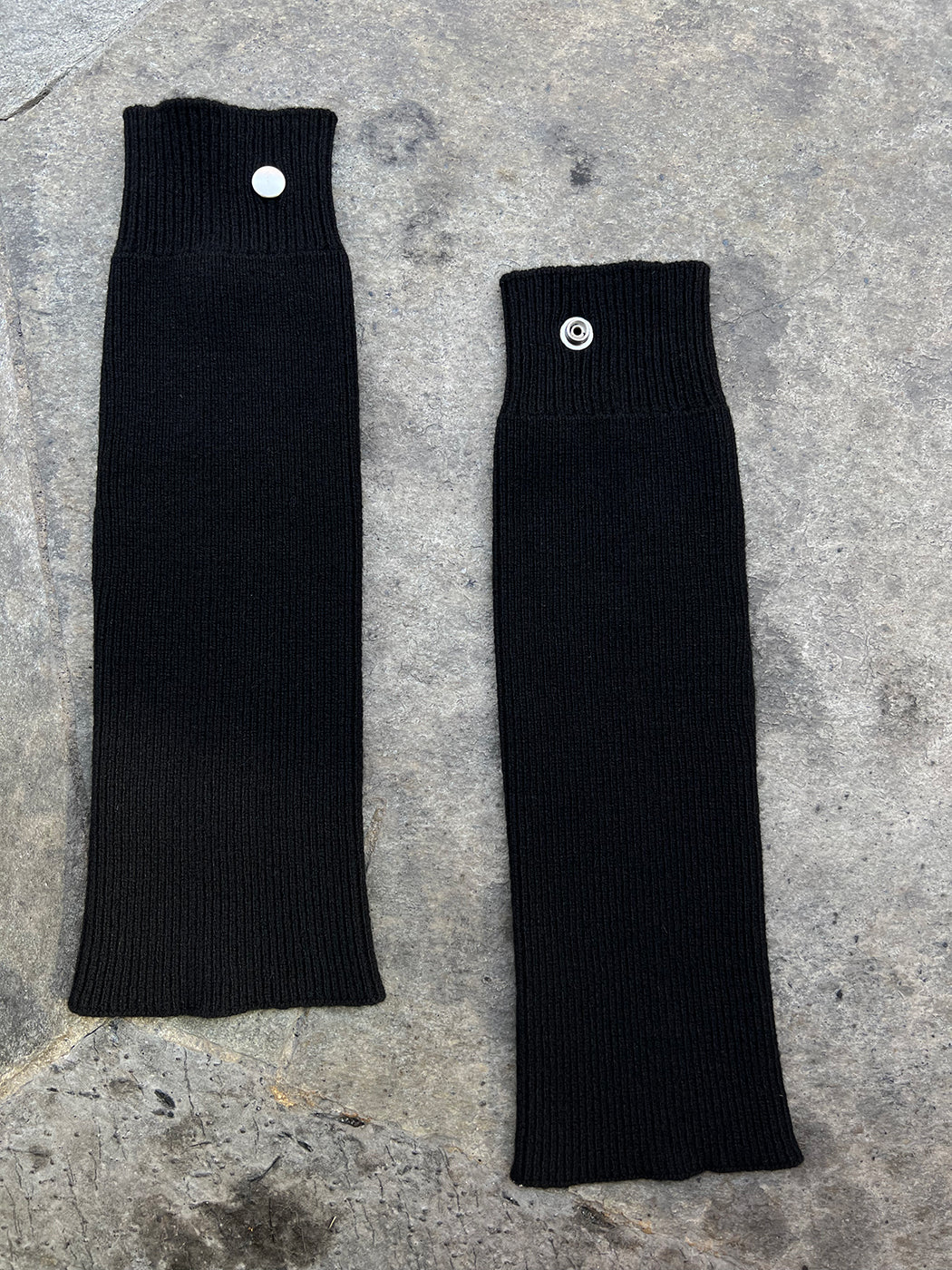 Rick Owens Strobe cashmere arm warmers