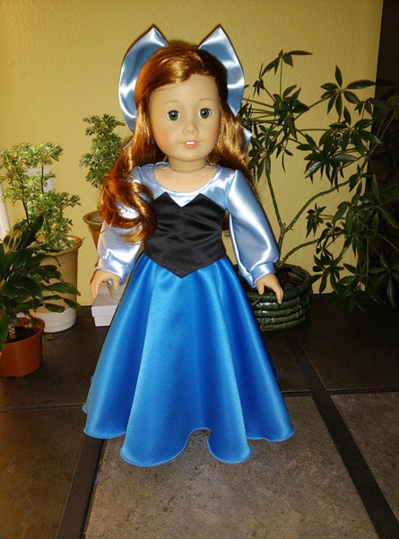 ariel blue dress doll