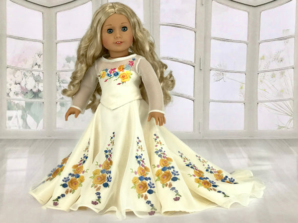 american girl doll wedding dress