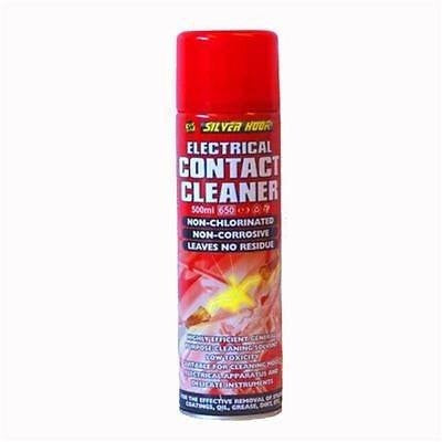 12 x Silverhook Electrical Contact Cleaner Spray 500ml - Aerosol Can With Applicator Tube - Taxi-Mart Shop