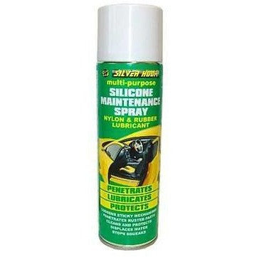2 x Silverhook Nylon and Rubber Lubricant/Silicone Multi-Purpose Spray 500ml - Taxi-Mart Shop