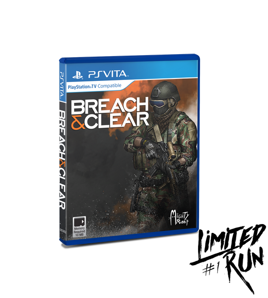 Limited Run 1 Breach Clear PS Vita Li