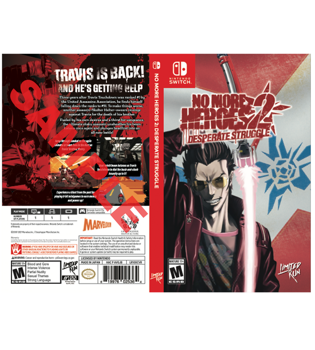 NO MORE HEROES2 ノーモアヒーローズ2 サウンドトラック 期間限定で