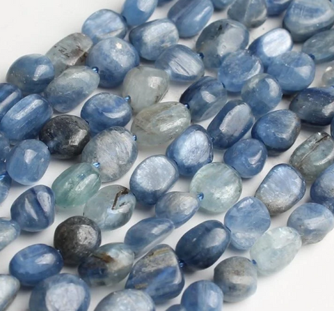  Natural Blue Kyanite Stone Beads