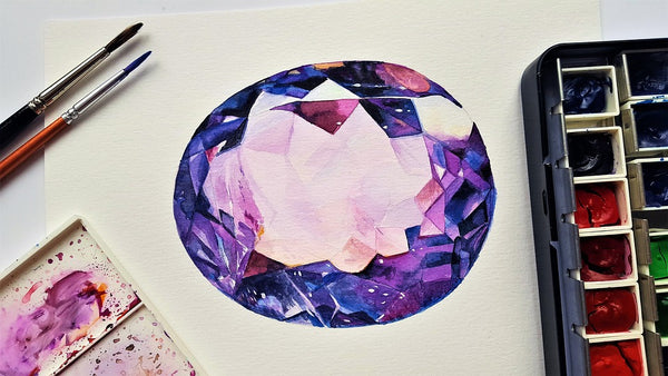 Purple Healing Crystal