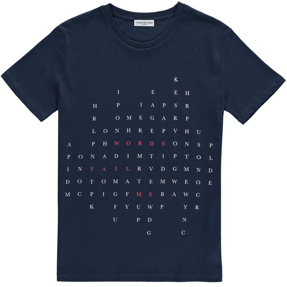 Words Fail Me T-Shirt - Navy Blue