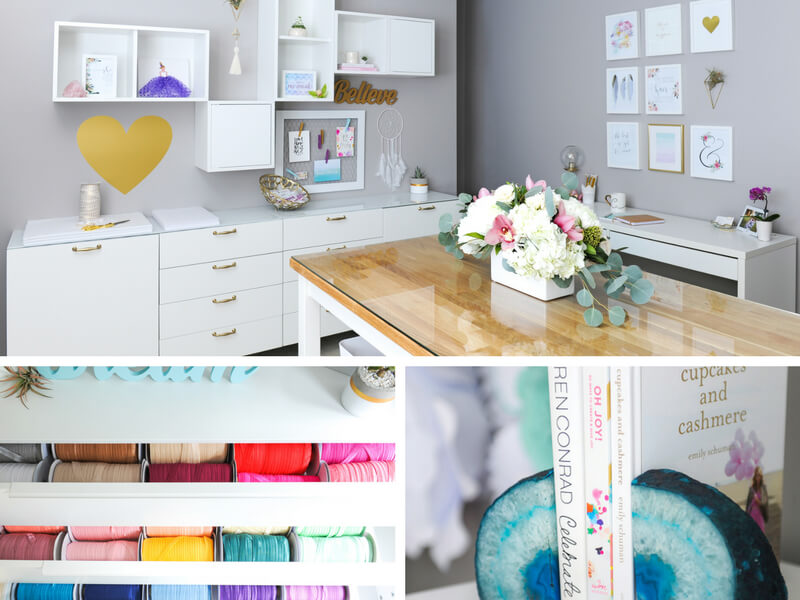 Drawers to filled with the rainbow of elastics and beautiful decors
