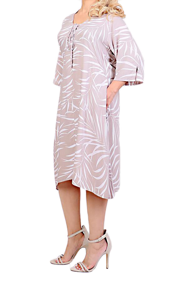Mocha Resort Dress - ESMERALDA THOMSON Beach and Resort Wear