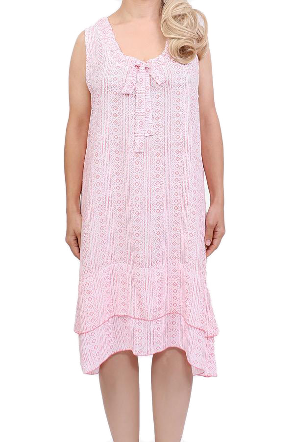 Orange Sleeveless Resort Dress - ESMERALDA THOMSON Beach and Resort Wear