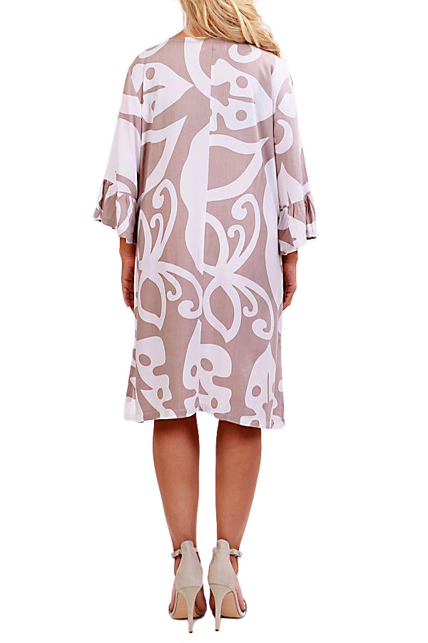 Mocha Resort Dress - ESMERALDA THOMSON Beach and Resort Wear