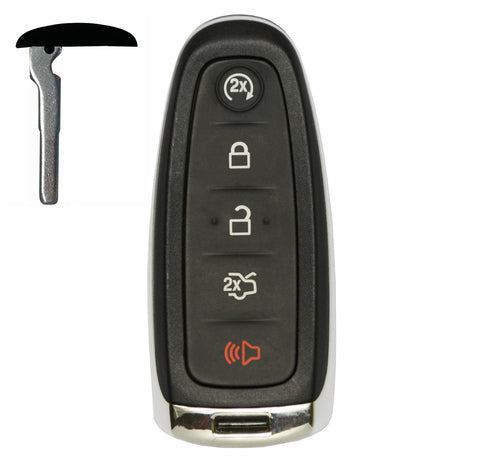 Ford 2012-2017 Focus, Escape, C-Max 5 Btn Remote w/ High Security Insert - FCC ID: M3N5WY8609 - ZIPPY LOCKSHOP
