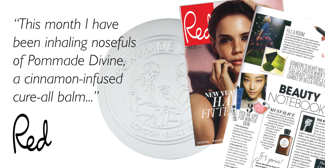 This month I have been inhaling nosefuls of Pommade Divine, a cinnamon-infused cure all balm