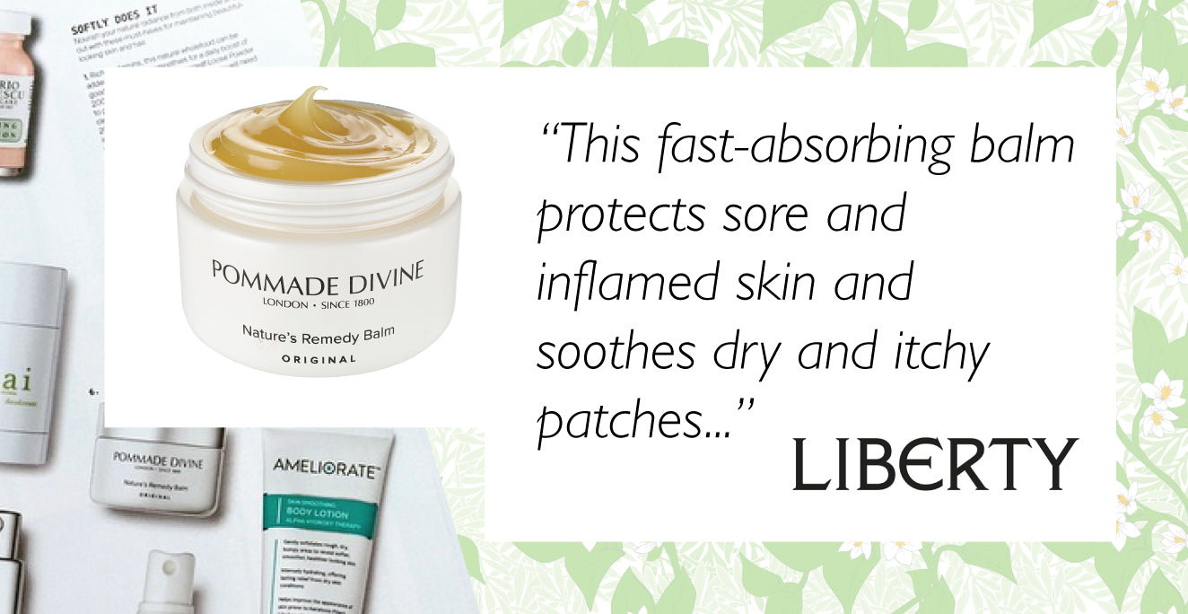 This fast absorbing balm protects sore and inflamed skin and soothes dry and itchy patches - Liberty 