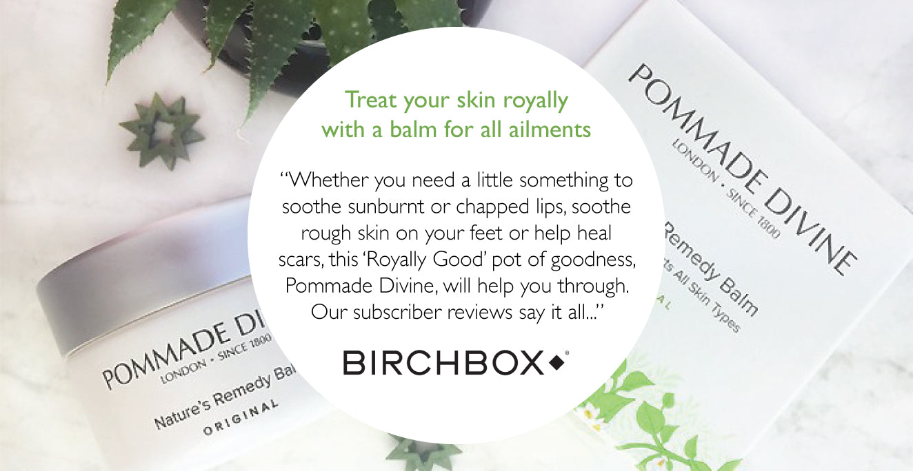 Treat your skin royally with a balm for all ailments. Whether you need something to soothe sunburnt or chapped lips, soothe rough skin on your feet or help heal scars, this pot of goodness will get you through - Birchbox