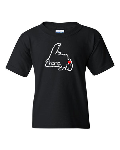 Customizable Home Youth Crew Neck Tee