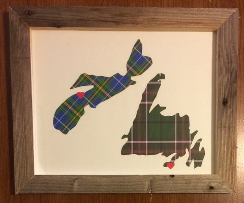 11 x 14 Newfoundland & Nova Scotia Hometown Pride - Driftwood Memories