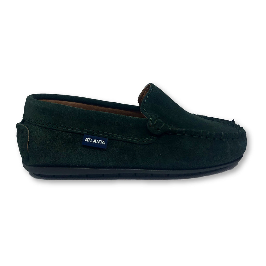 Atlanta Mocassin Dark Green Suede 