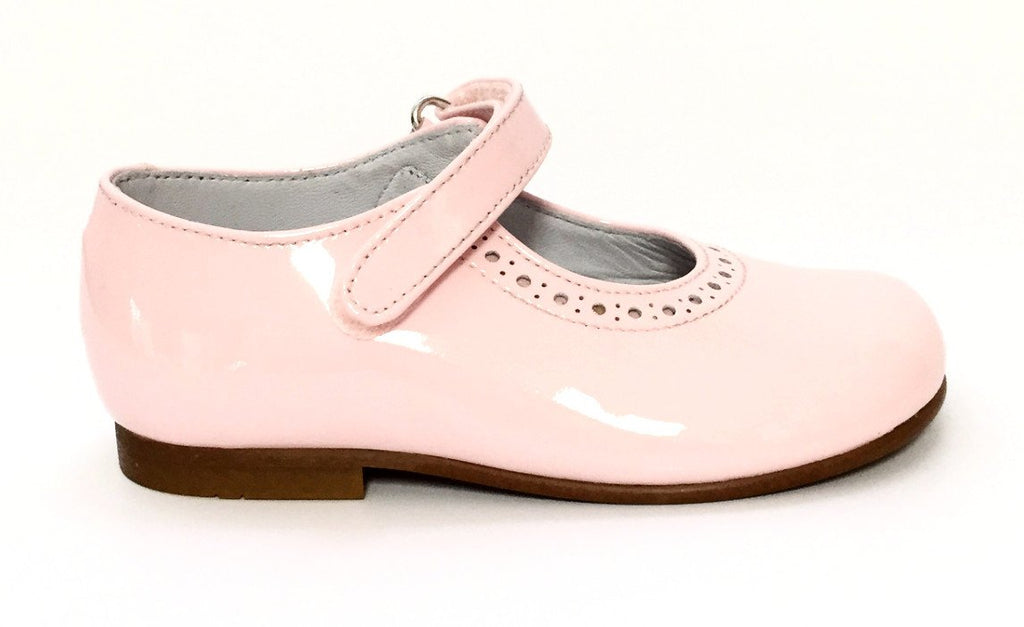 baby pink mary jane shoes