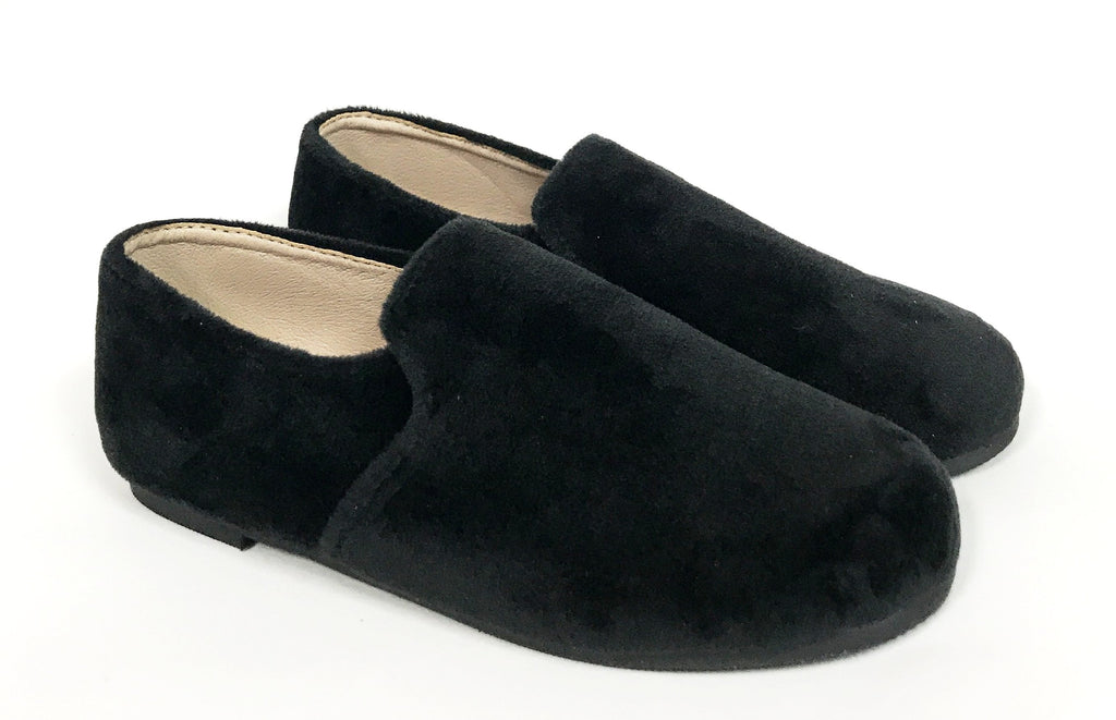 Zeebra Black Velvet Loafer– Tassel 