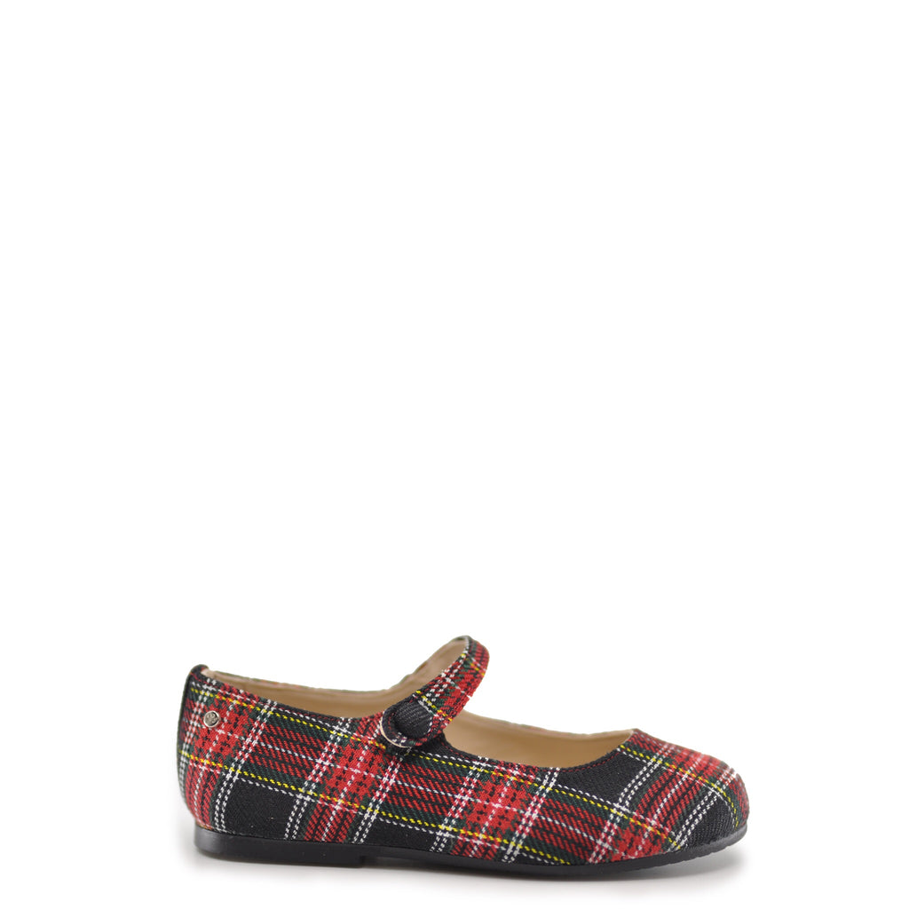 plaid mary janes