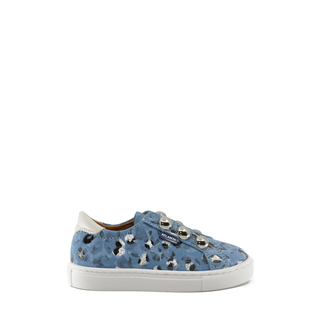 blue leopard shoes