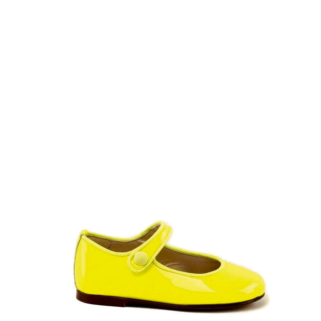 yellow patent shoes