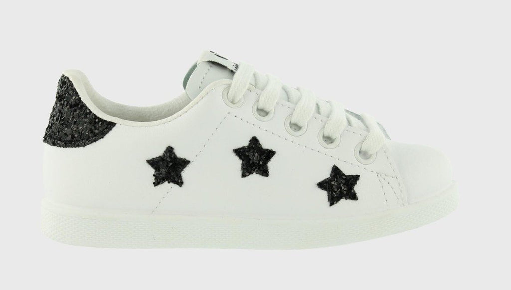 white shoes with black star