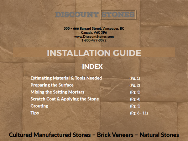 Stone siding installation guide