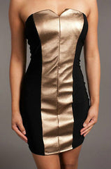 New S M L Dress Womens Faux Leather Pink Strapless Tube Stretch Club Mini