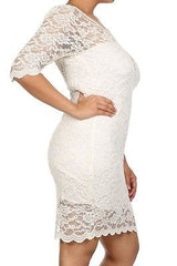 Lace Dress Plus Mini 1X 2X 3X Bodycon Size Cocktail Party New Sexy Womens Mint