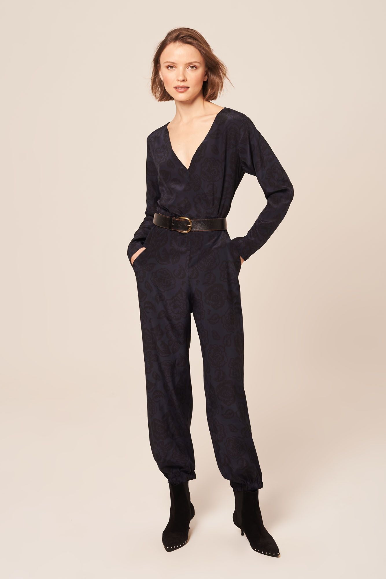 Kate Romper | Midnight Inked Floral
