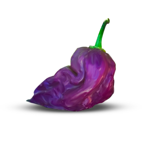 the purple ghost pepper is one of the rarer peppers due to its purple color