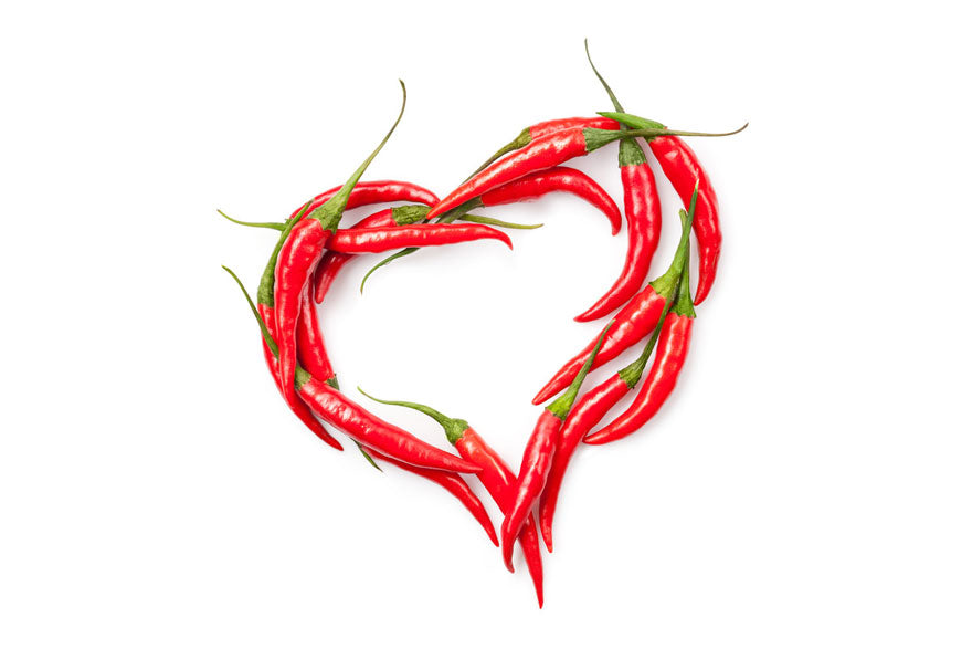 Valentines Heart of Cayenne Hot Peppers - Pepper Joe's