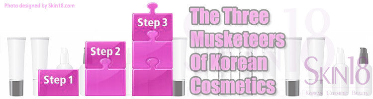 The Three Musketeers Of Korean Cosmetics - All-In-One Three-Step Skin Care Repair