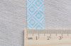 Retro Floral Design Blue Washi Tape 15mm Wide x 10m Roll A12853