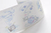 Dreaming Blue Washi Tape/ Wide Japanese Masking Tape 50mm x 3M Roll A10633
