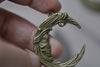10 pcs Crescent Moon Face Connectors Antique Bronze Pendants A7923