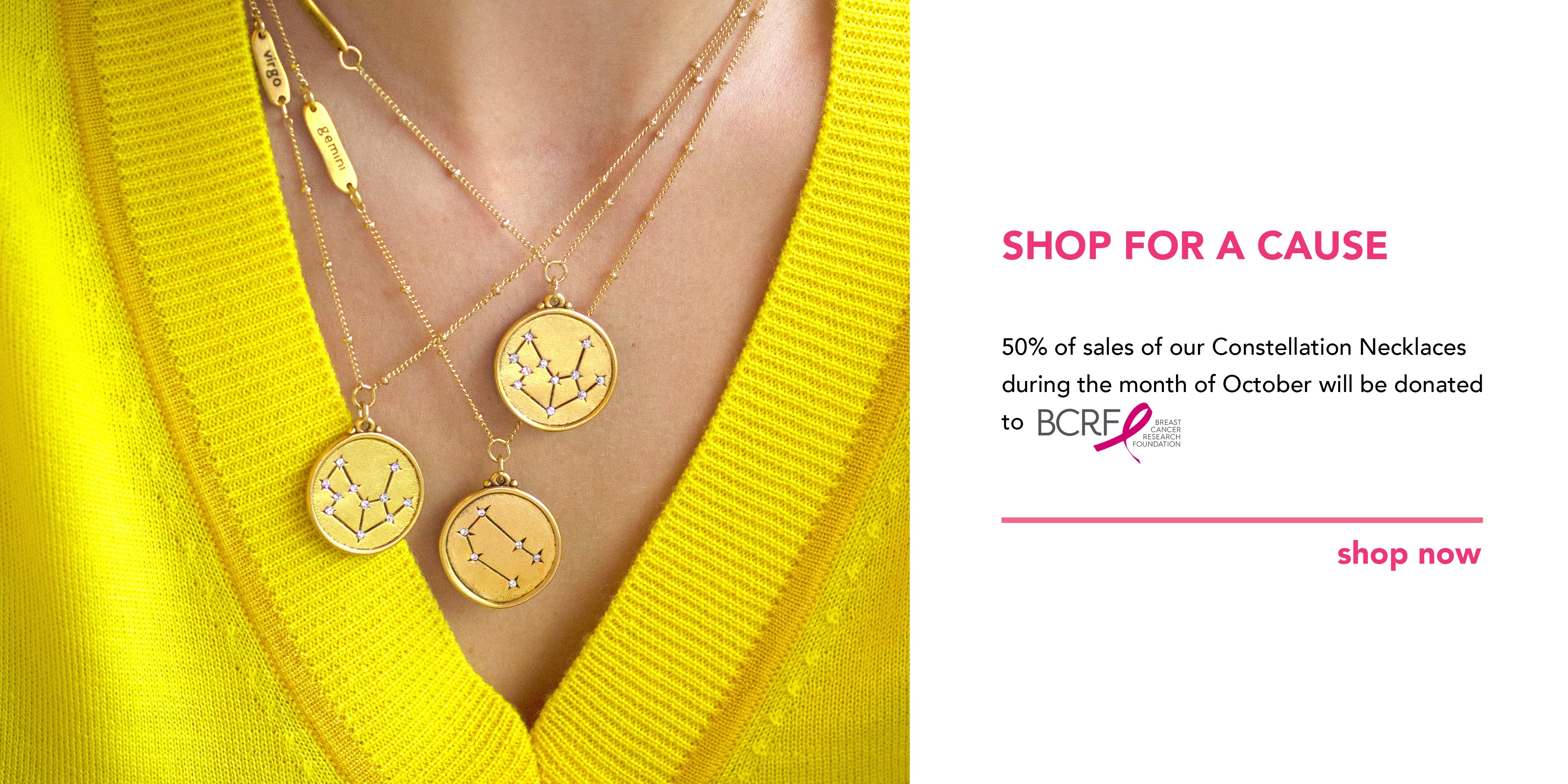 Shop to Benefit BCRF for Breast Cancer Awareness Month